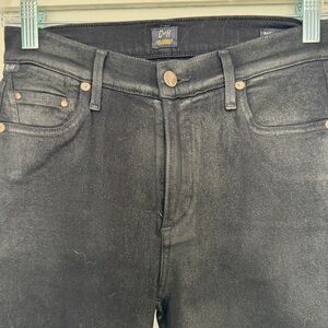 CITIZENS OF HUMANITY | Rocket slick high-rise skinny jeans BLACK SIZE 28